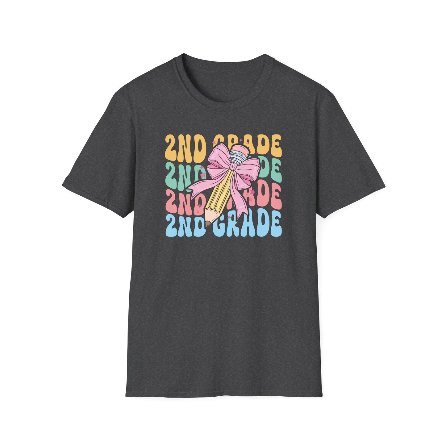 2nd Grade Pencil - Unisex Softstyle T-Shirt