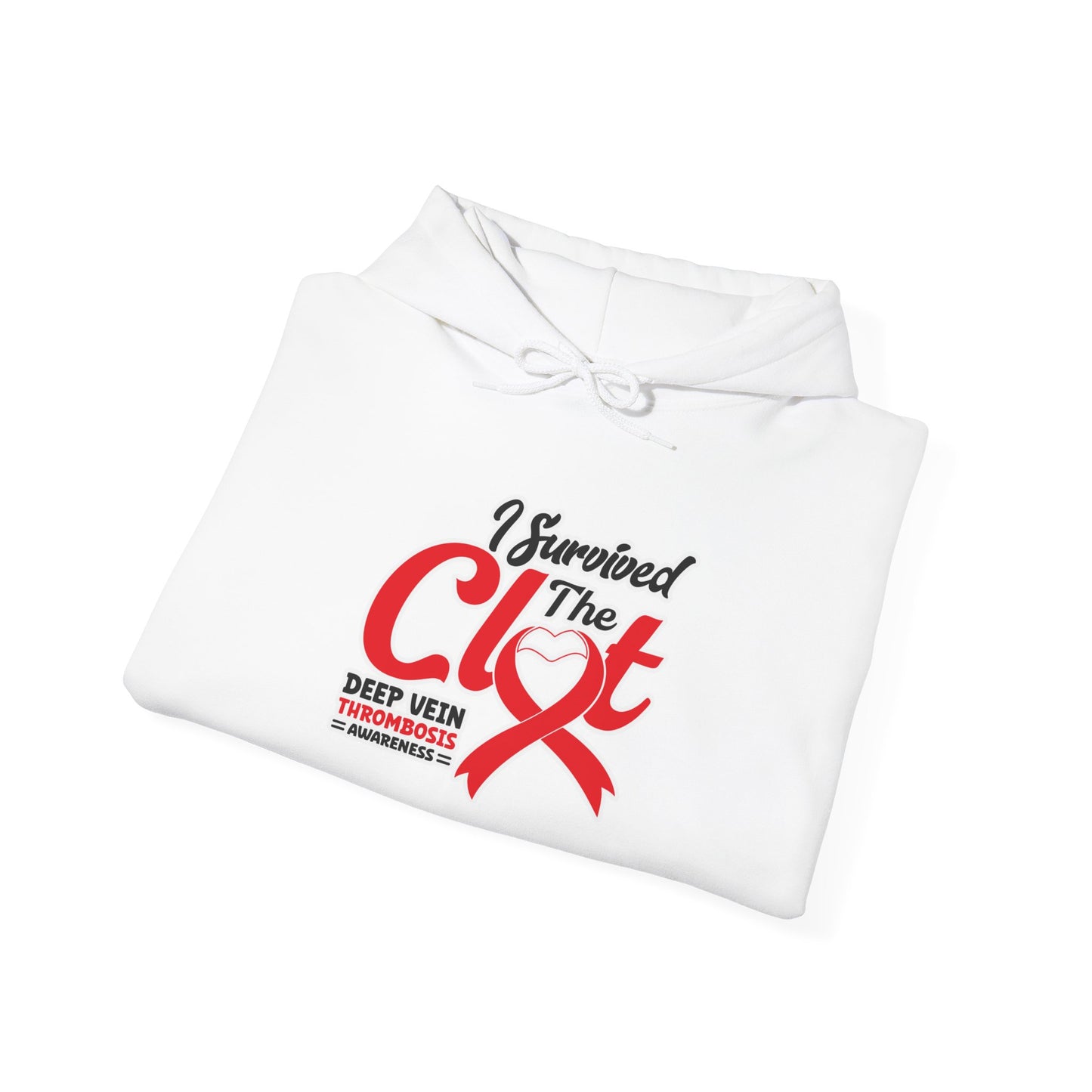 I Survived the Clot - Unisex Heavy Blend™ Hooded Sweatshirt