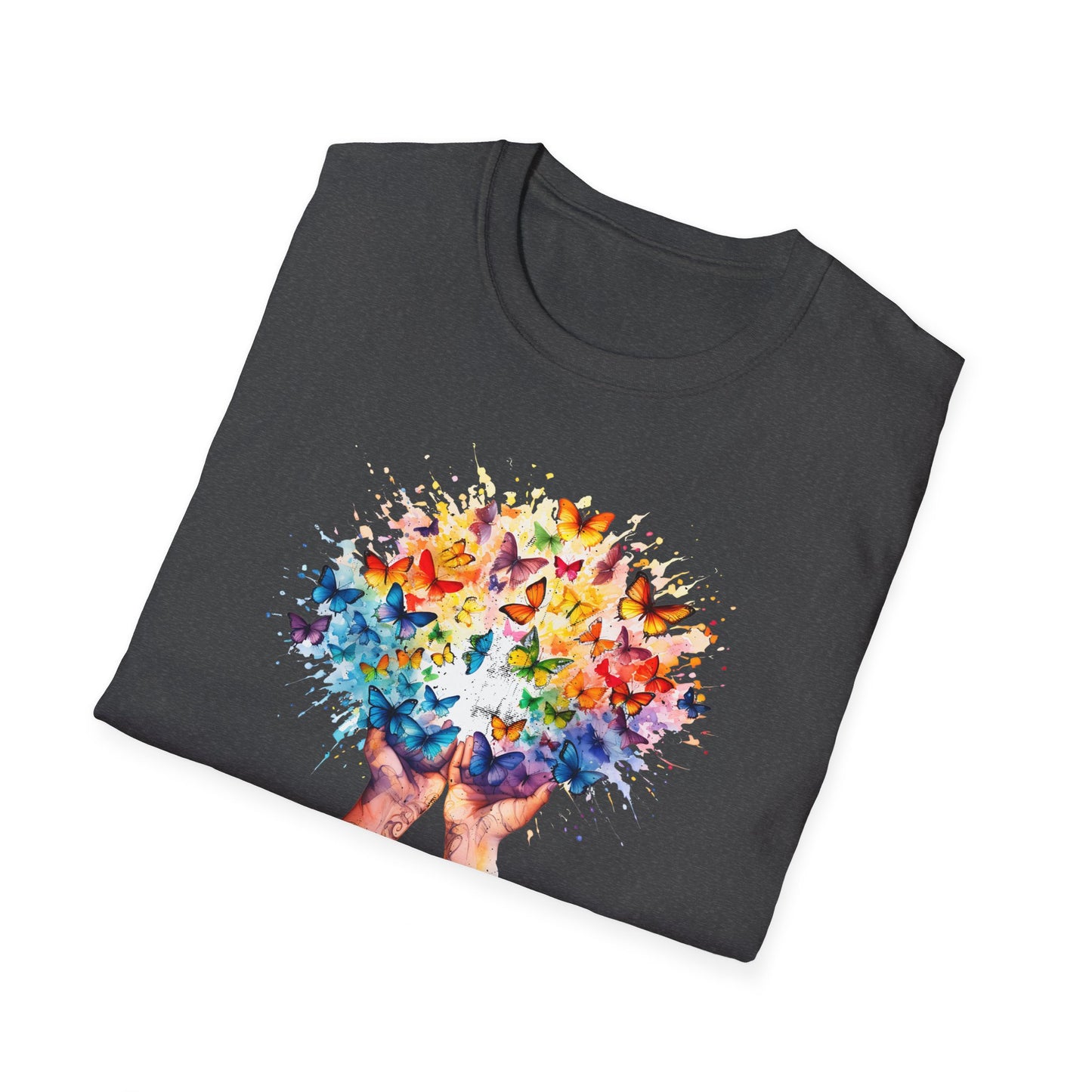 Let Go Butterflies - Unisex Softstyle T-Shirt