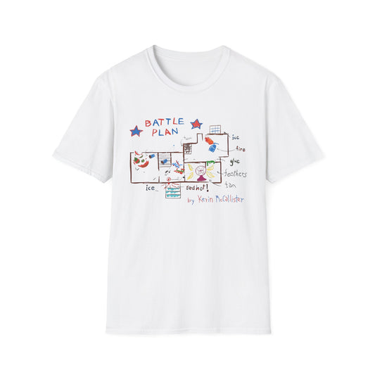 Home Alone Battle Plan - Unisex Softstyle T-Shirt