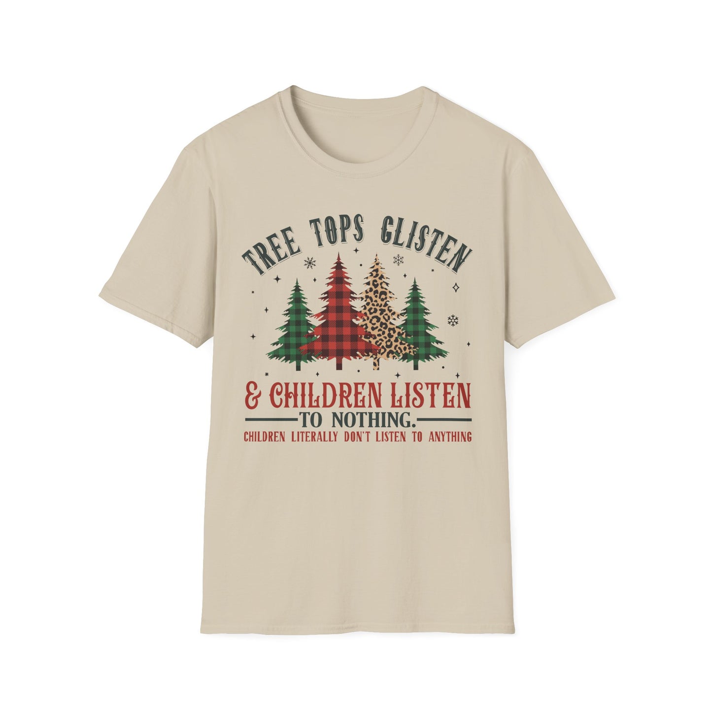 Treetops Glisten - Unisex Softstyle T-Shirt