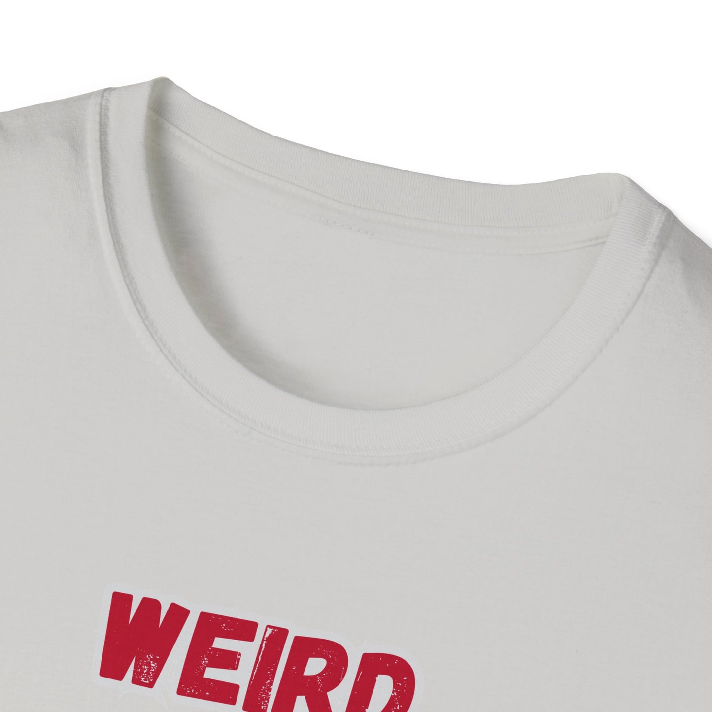 Weird Teacher Build Character - Unisex Softstyle T-Shirt