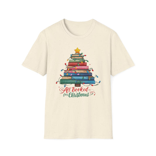 All Booked for Christmas - Unisex Softstyle T-Shirt