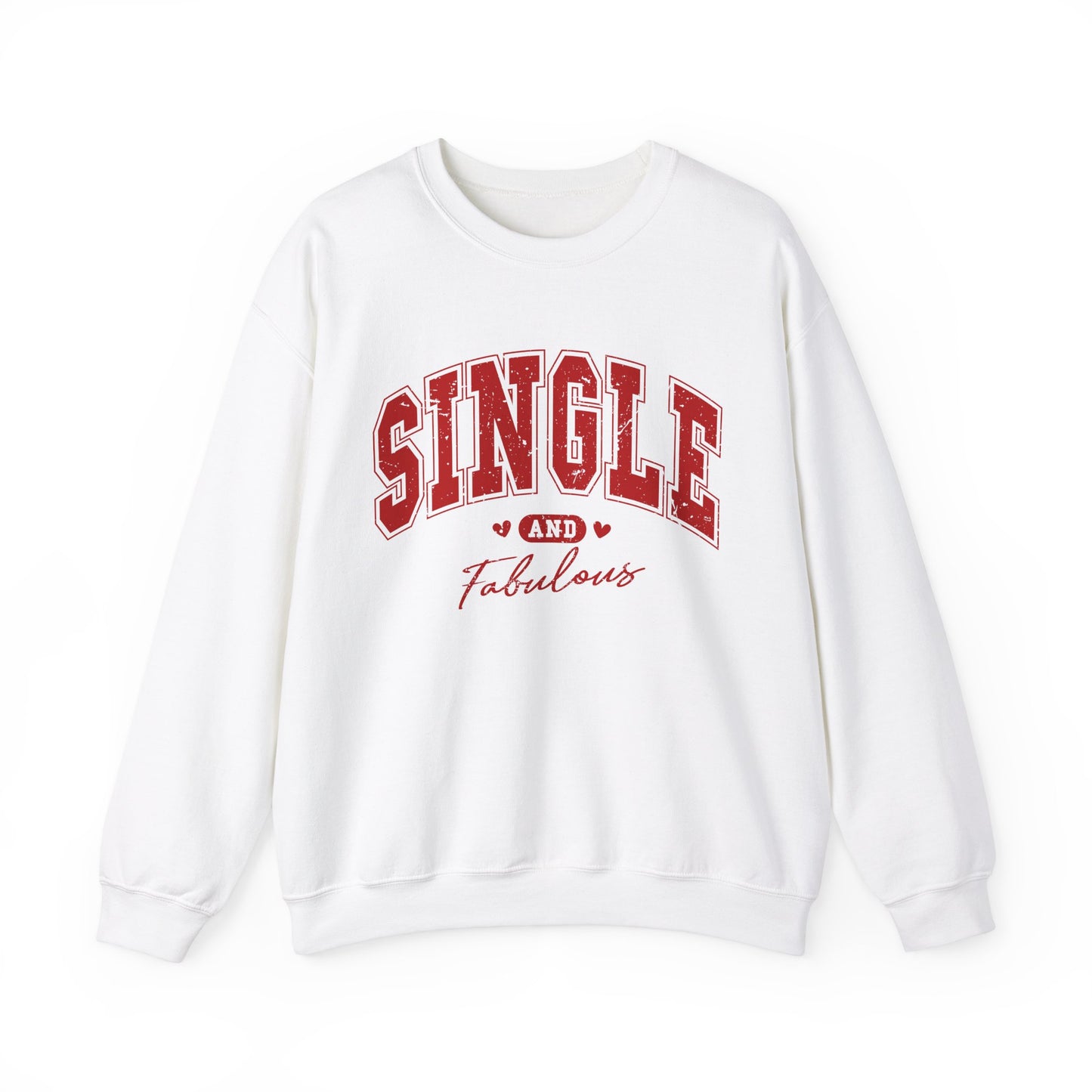 Single and Fabulous - Unisex Heavy Blend™ Crewneck Sweatshirt