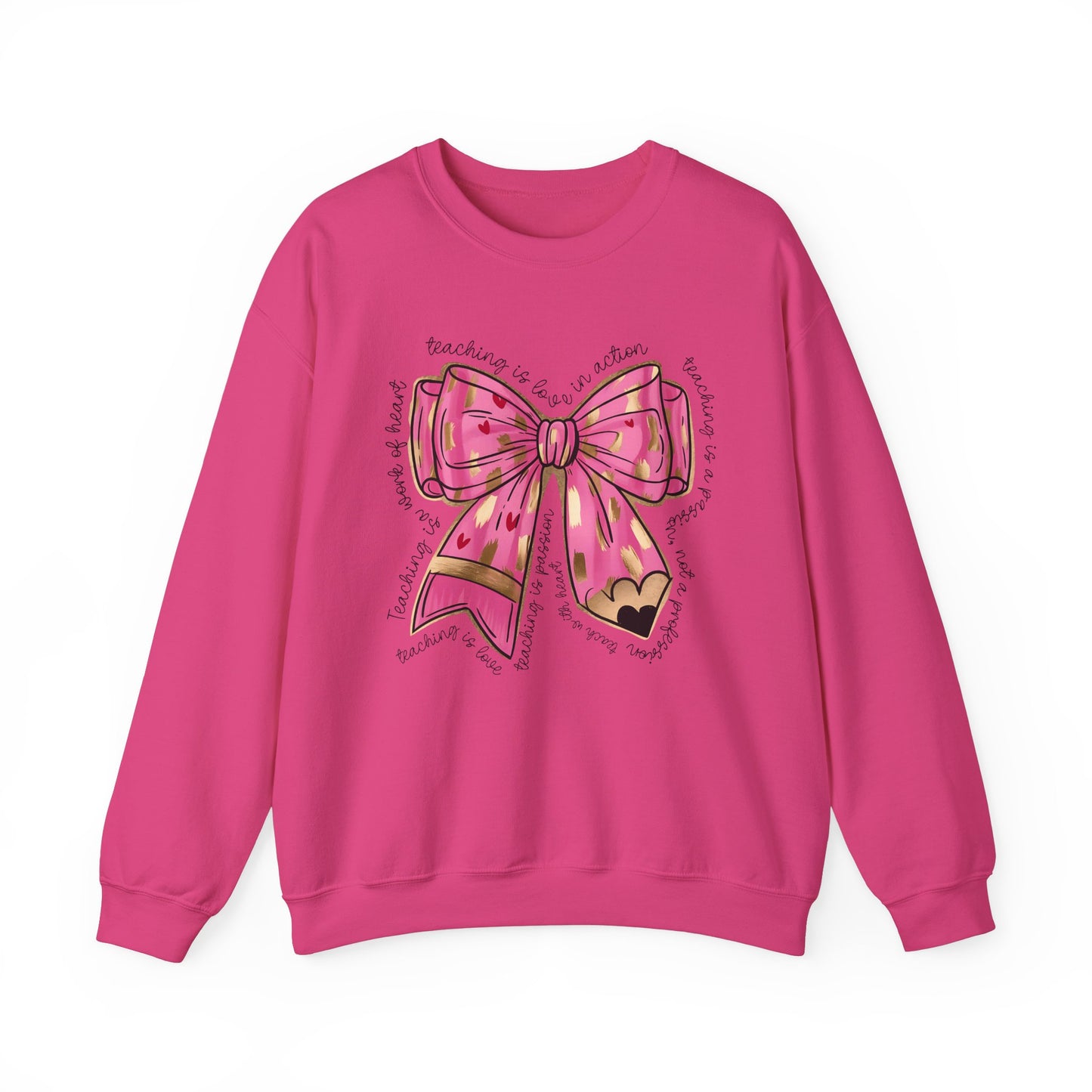 Teaching is Love in Action - Unisex Heavy Blend™ Crewneck Sweatshirt