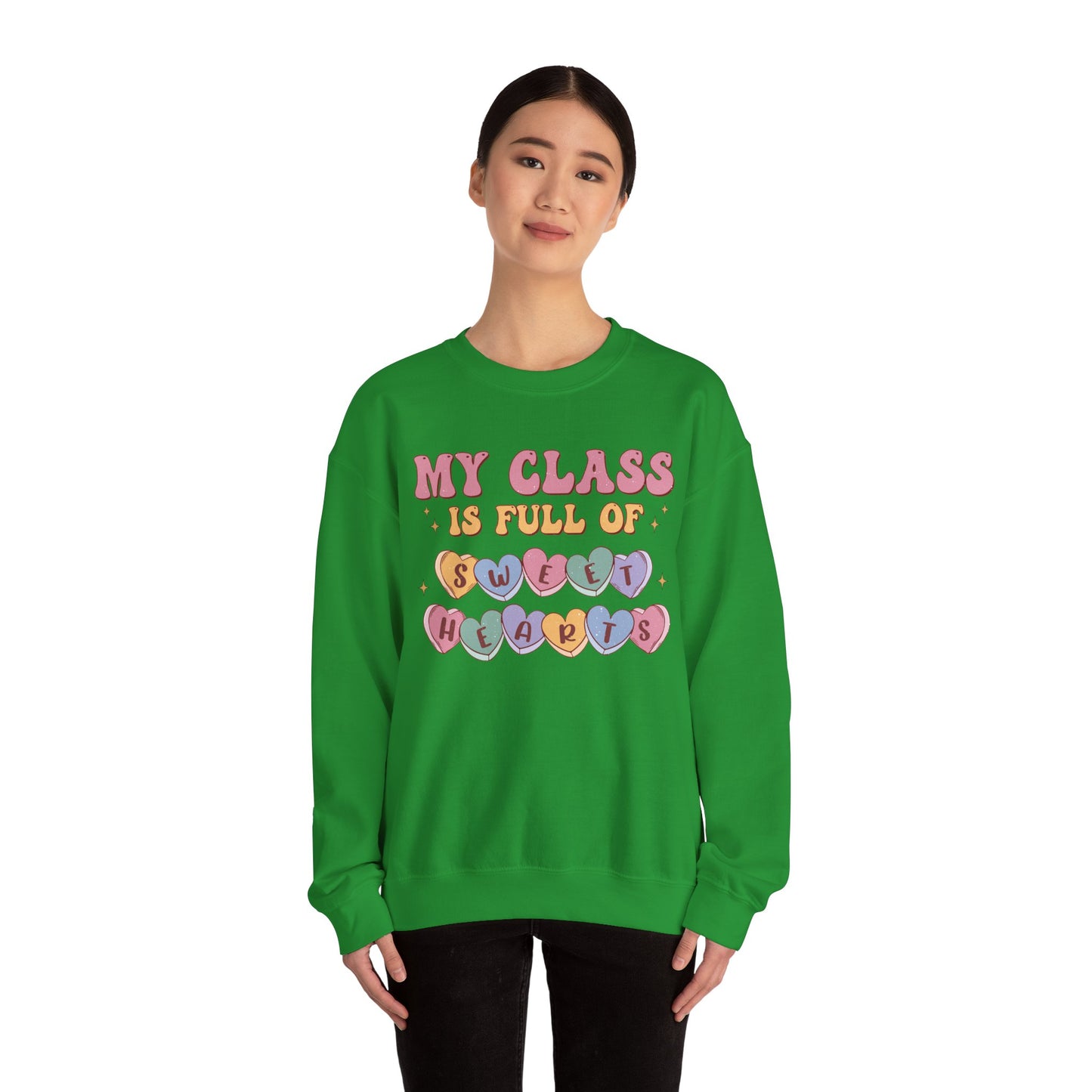 My Class is Full of Sweethearts - Unisex Heavy Blend™ Crewneck Sweatshirt