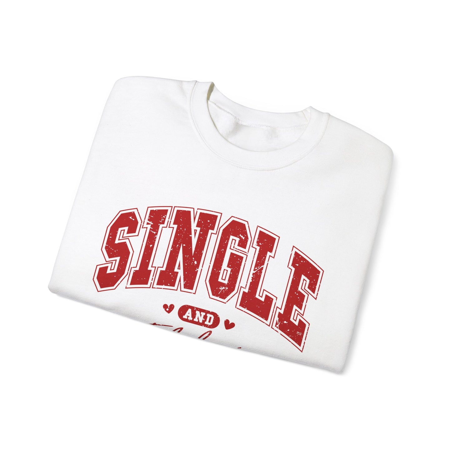 Single and Fabulous - Unisex Heavy Blend™ Crewneck Sweatshirt