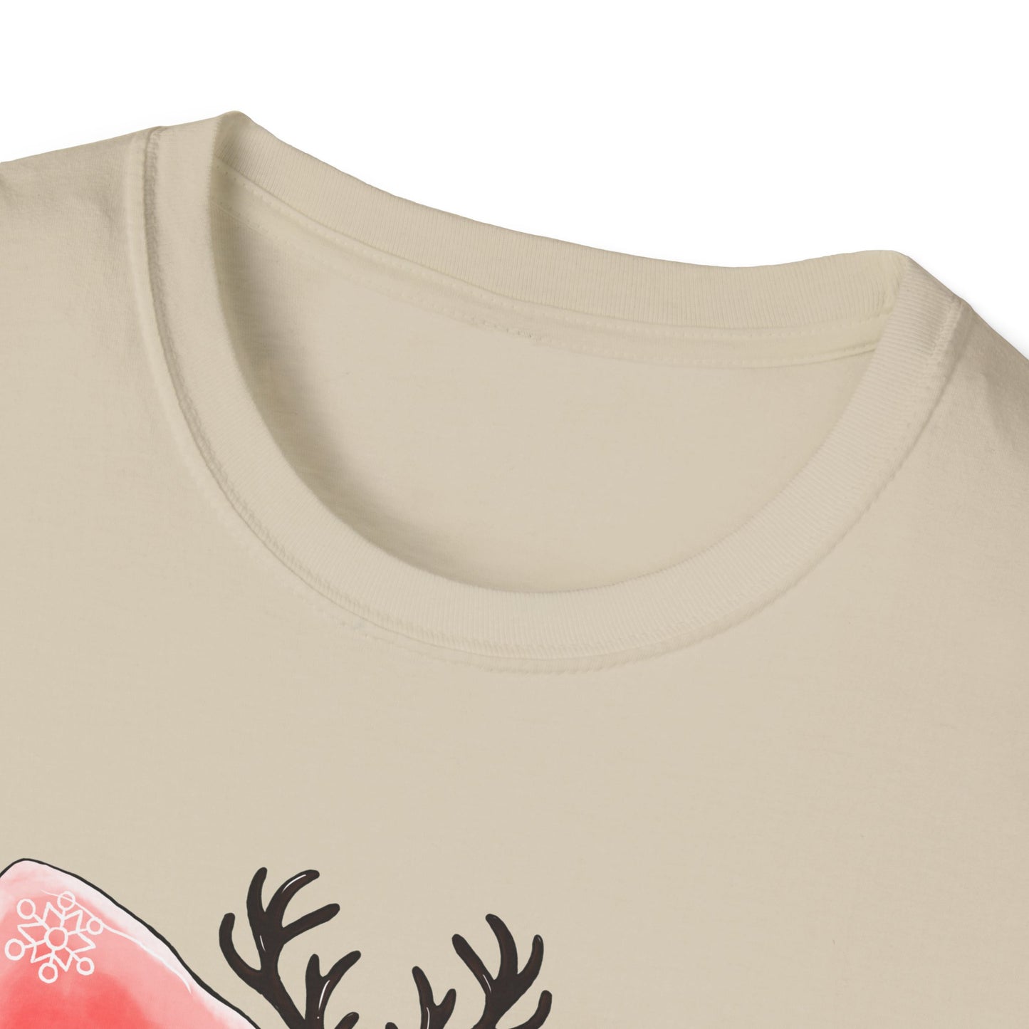 Christmas Cherry Coquette - Unisex Softstyle T-Shirt