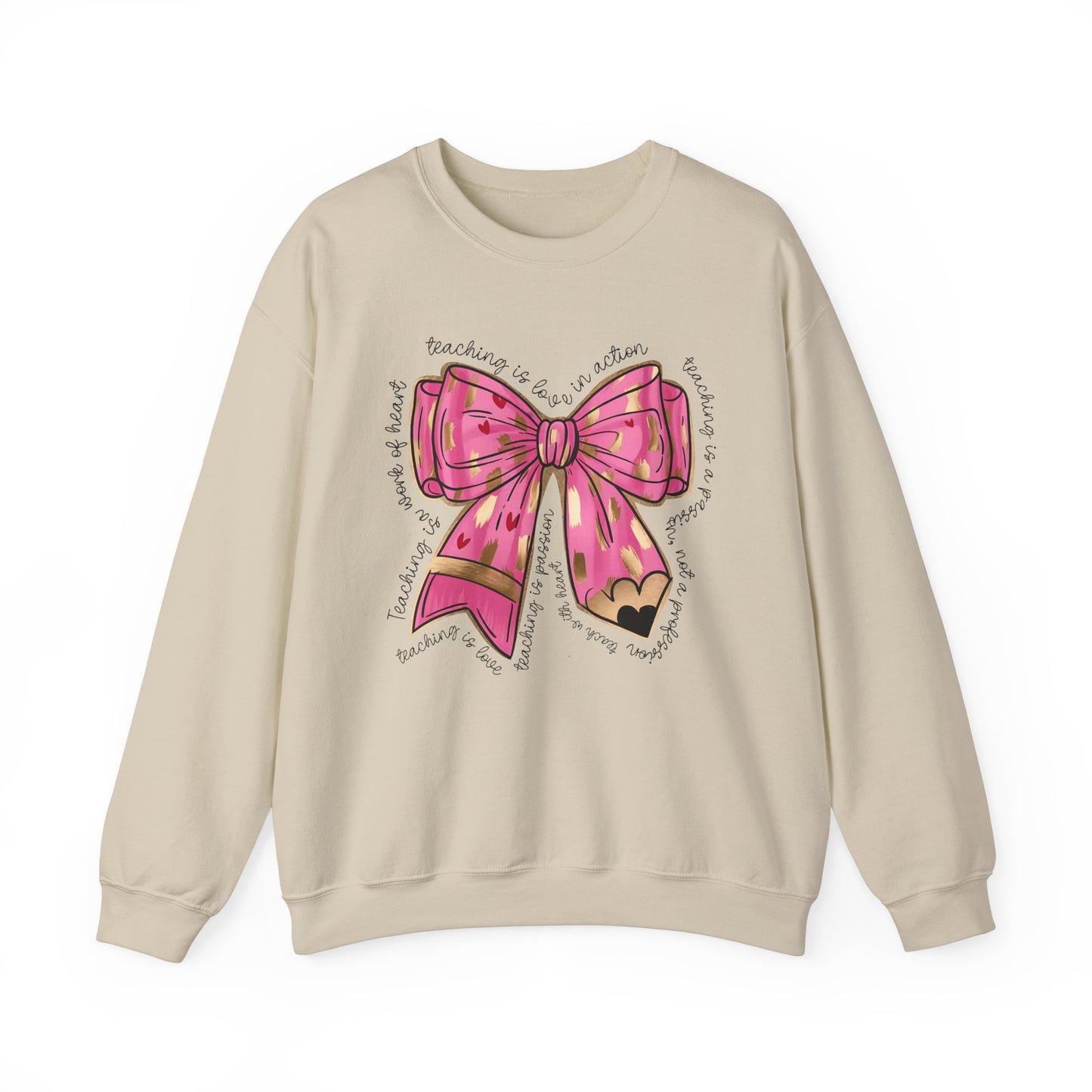 Teaching is Love in Action - Unisex Heavy Blend™ Crewneck Sweatshirt