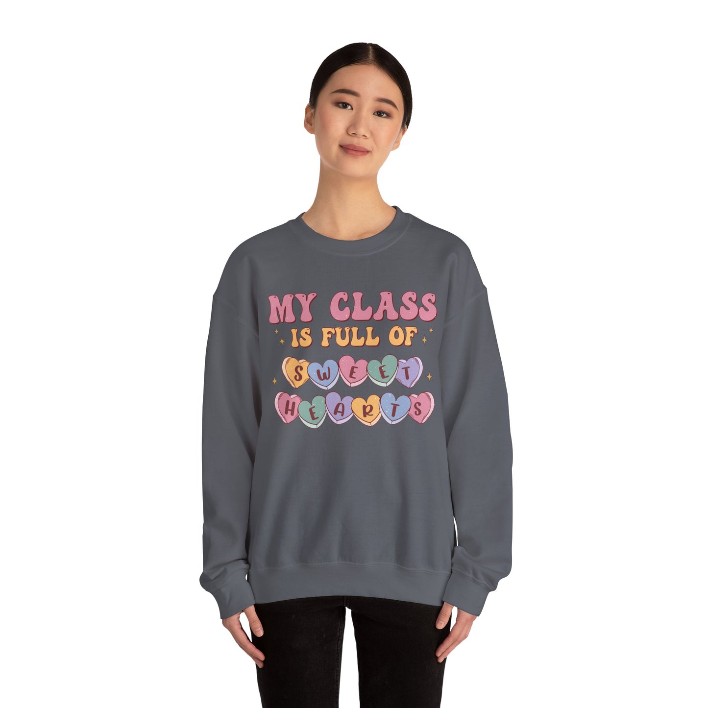 My Class is Full of Sweethearts - Unisex Heavy Blend™ Crewneck Sweatshirt