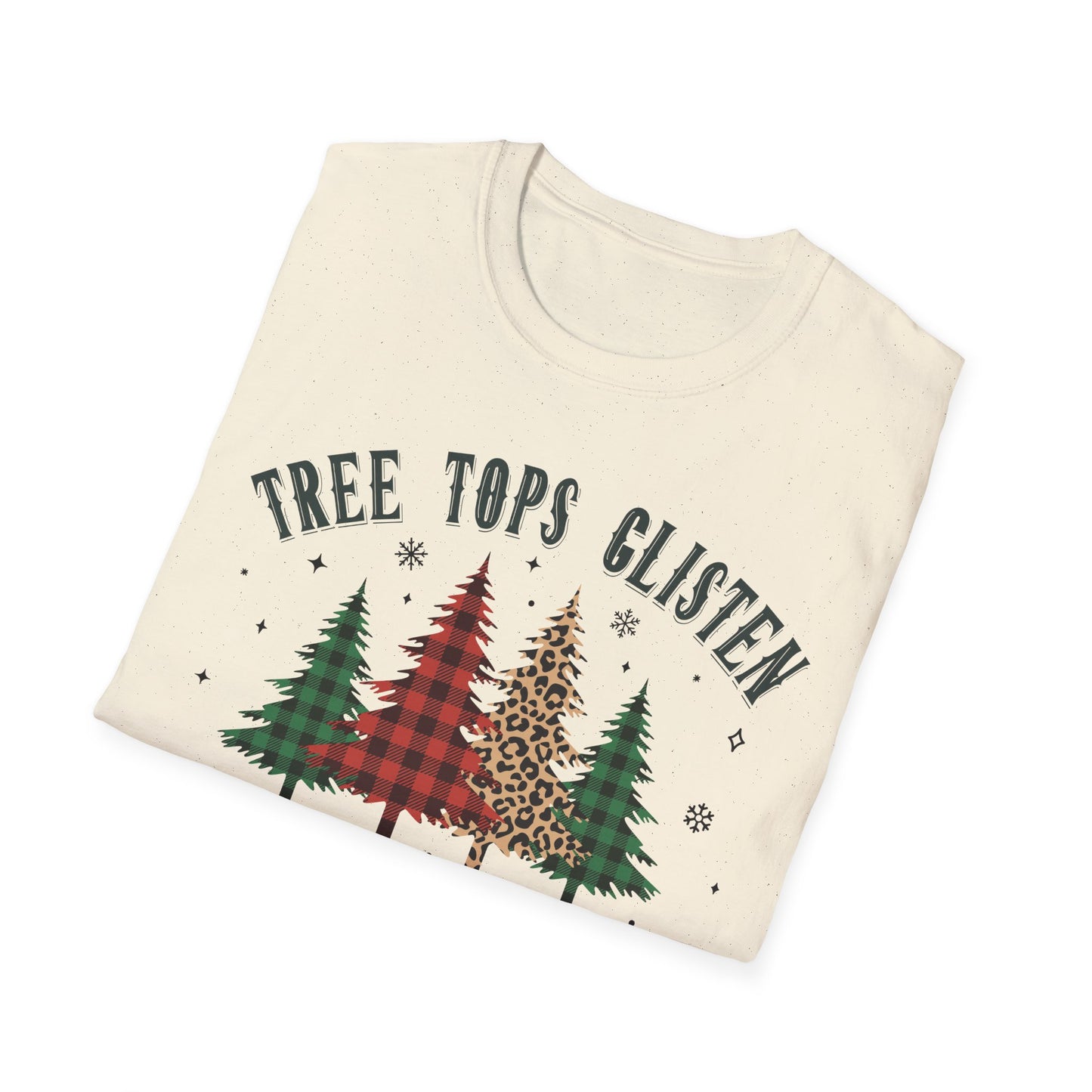 Treetops Glisten - Unisex Softstyle T-Shirt