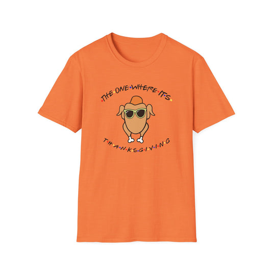 Friends Thanksgiving - Unisex Softstyle T-Shirt