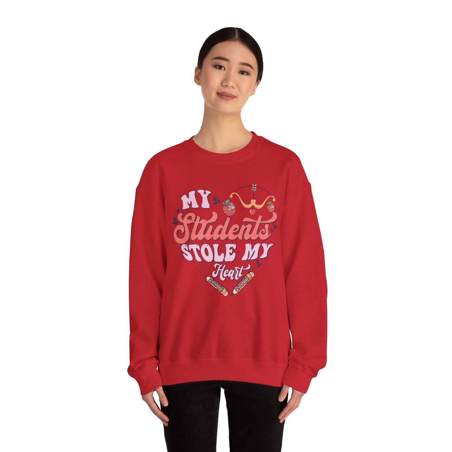 My Students Stole My Heart - Unisex Heavy Blend™ Crewneck Sweatshirt