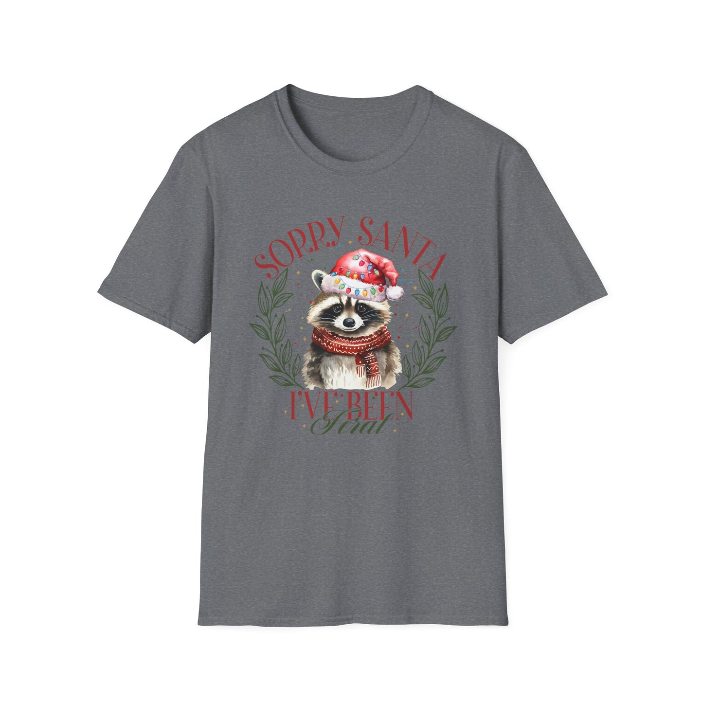 Sorry Santa I've Been Feral - Unisex Softstyle T-Shirt