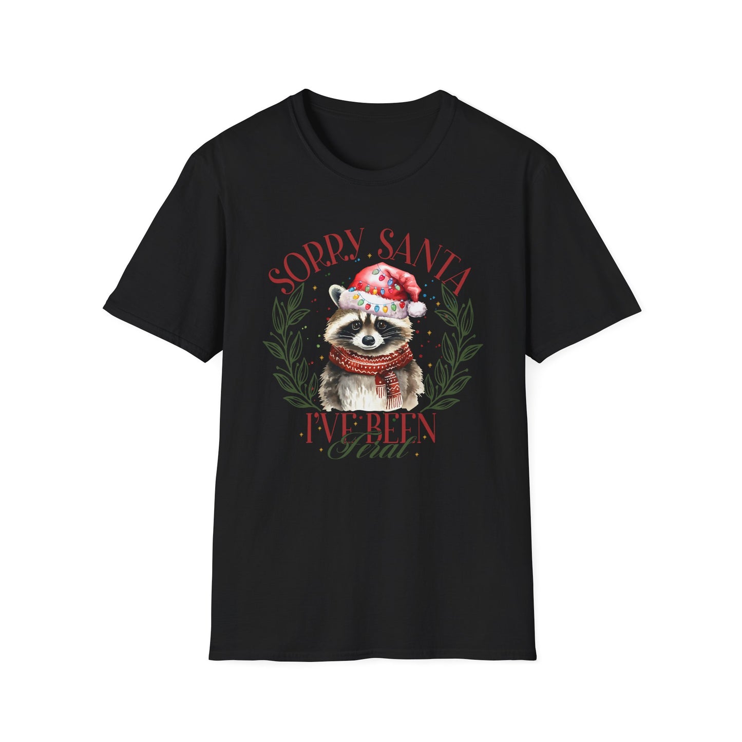 Sorry Santa I've Been Feral - Unisex Softstyle T-Shirt