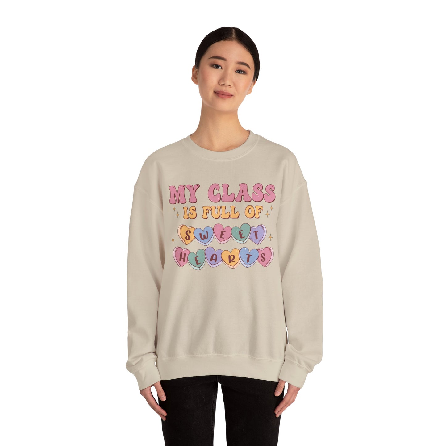 My Class is Full of Sweethearts - Unisex Heavy Blend™ Crewneck Sweatshirt
