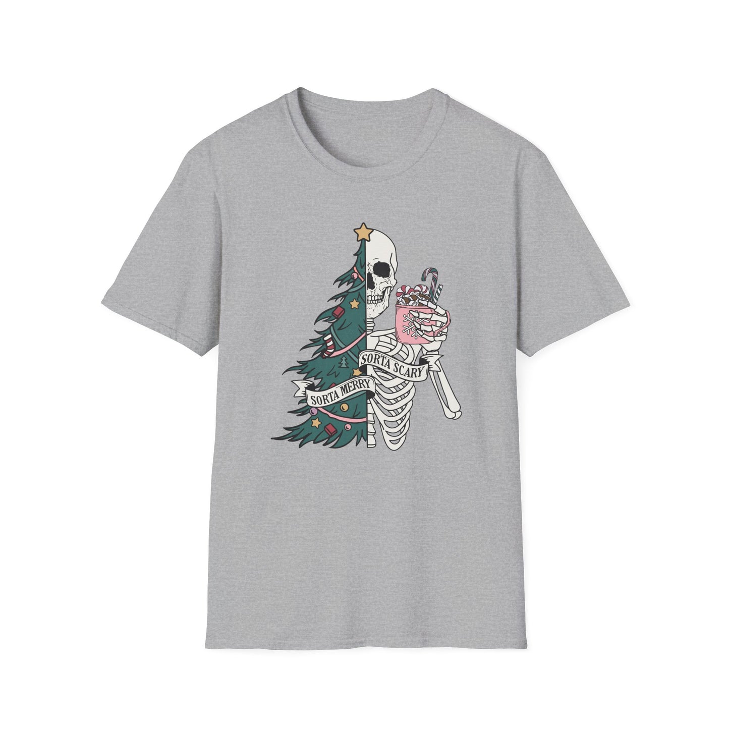 Sorta Merry Sorta Scary - Unisex Softstyle T-Shirt