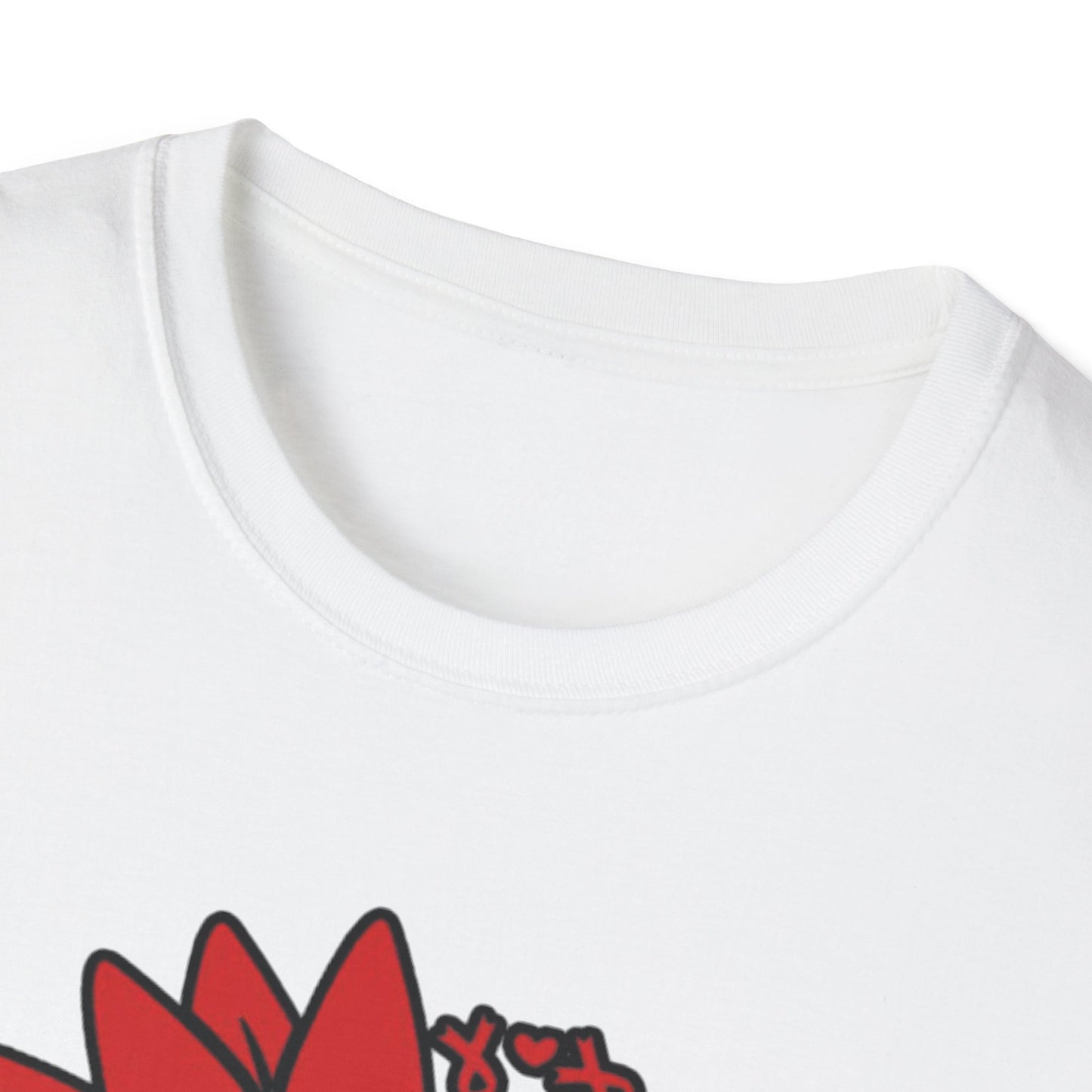 Blood Clot Survivor Flower - Unisex Softstyle T-Shirt